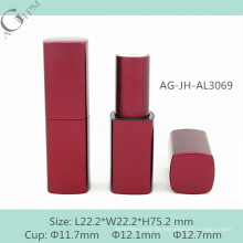 AG-JH-AL3069 AGPM Kosmetik Verpackung charismatische benutzerdefinierte Aluminiumkoffer magnetische quadratische Lippenstift